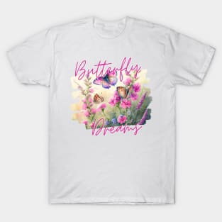 Pink Butterfly Dreams T-Shirt